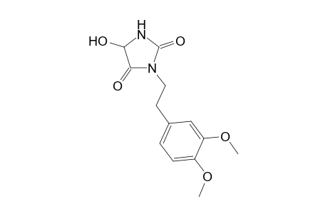 3-[2-(3,4-Dimethoxyphenethyl)]-5-hydroxyimidazolidine-2,4-dione