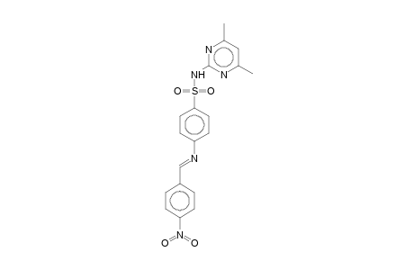 N-(4,6-Dimethyl-2-pyrimidinyl)-4-(4-nitrobenzylideneamino)benzenesulfonamide