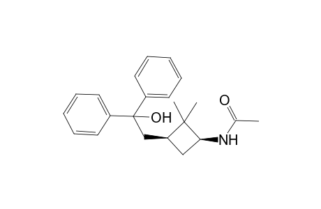 (1S,3S)-N-[(2,2-Diphenyl-2-hydroxyethyl)-2,2-dimethylcyclobutyl]acetamide