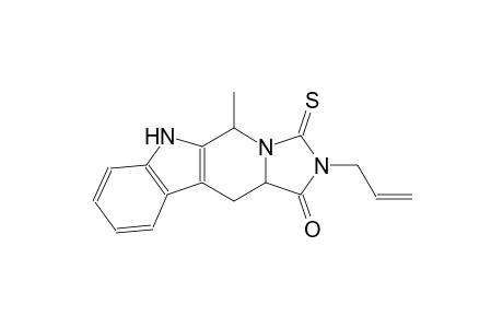 2-allyl-5-methyl-3-thioxo-2,3,5,6,11,11a-hexahydro-1H-imidazo[5',1':6,1]pyrido[3,4-b]indol-1-one