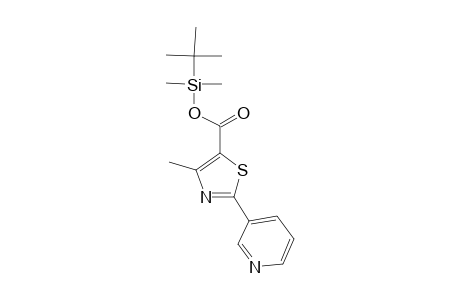 2-(3-Pyridyl)-4-methylthiazole-5-carboxylic acid, tert.-butyldimethylsilyl ester