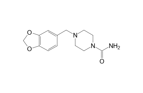 1(2H)-Pyrazinecarboxamide, 4-(1,3-benzodioxol-5-ylmethyl)tetrahydro-