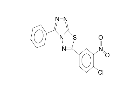 2-(3-nitro-4-chlorophenyl)-5-phenyl-(1,3,4-triazolo)[2,1-b](1,3,4-thiadiazole)