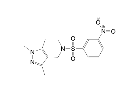 benzenesulfonamide, N-methyl-3-nitro-N-[(1,3,5-trimethyl-1H-pyrazol-4-yl)methyl]-