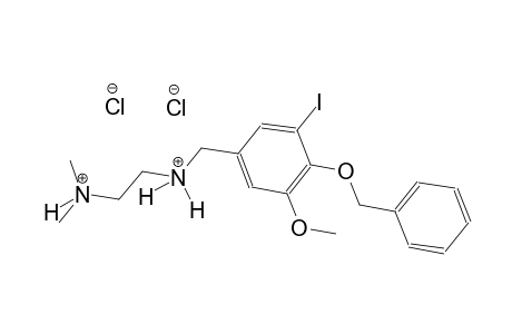 N~1~-[4-(benzyloxy)-3-iodo-5-methoxybenzyl]-N~2~,N~2~-dimethyl-1,2-ethanediaminium dichloride
