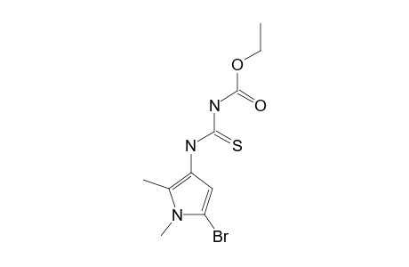 5-BROM-1,2-DIMETHYL-3-(3-ETHOXYCARBONYLTHIOUREIDO)-PYRROL