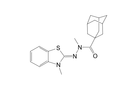 ADAMANTANE-1-CARBOXYLIC_ACID_(3-METHYL-3-H-BENZOTHIAZOL-2-YLIDENE)-HYDRAZIDE