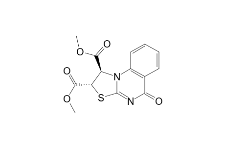 5H-Thiazolo[3,2-a]quinazoline-1,2-dicarboxylic acid, 1,2-dihydro-5-oxo-, dimethyl ester, trans-