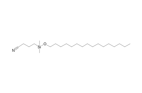 1-Dimethyl(3-cyanopropyl)silyloxyhexadecane