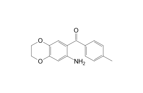 (7-amino-2,3-dihydro-1,4-benzodioxin-6-yl)(4-methylphenyl)methanone
