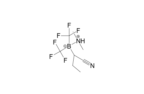 Butanenitrile, 2-[dimethylamine(N-B)bis(trifluoromethyl)boryl]-