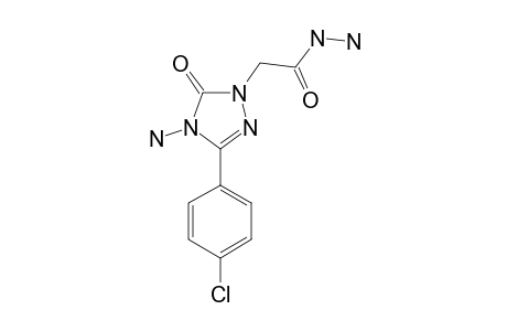 2-[4-AMINO-3-(4-CHLOROPHENYL)-5-OXO-4,5-DIHYDRO-1H-1,2,4-TRIAZOL-1-YL]-ACETATO-HYDRAZIDE