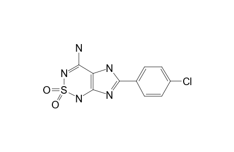4-AMINO-6-(4'-CHLOROPHENYL)-1H,5H-IMIDAZO-[4,5-C]-1,2,6-THIADIAZINE-2,2-DIOXIDE