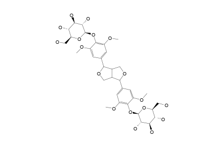 (-)-SYRINGARESINOL-4,4'-BIS-O-BETA-D-GLUCOPYRANOSIDE