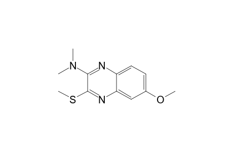 2-Dimethylamino-3-methylthio-6-methoxy-quinoxaline