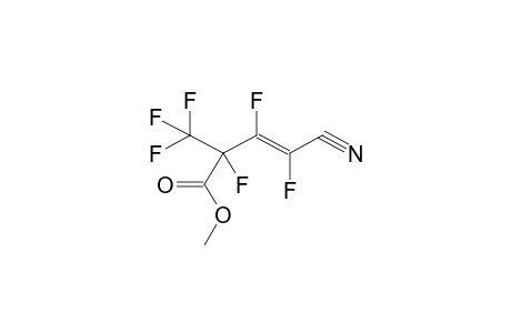 (E)-PERFLUORO-3-CARBOMETHOXY-1-CYANO-1-BUTENE