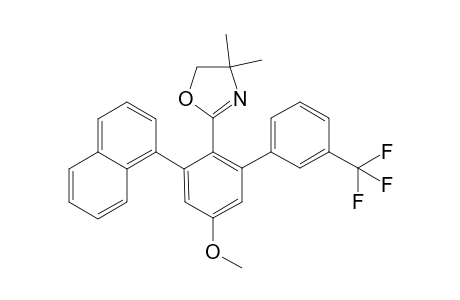 2-(5-Methoxy-3-(naphthalen-1-yl)-3'-(trifluoromethyl)-[1,1'-biphenyl]-2-yl)-4,4-dimethyl-4,5-dihydrooxazole