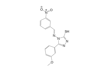 5-(3-methoxyphenyl)-4-{[(E)-(3-nitrophenyl)methylidene]amino}-4H-1,2,4-triazole-3-thiol
