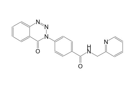 benzamide, 4-(4-oxo-1,2,3-benzotriazin-3(4H)-yl)-N-(2-pyridinylmethyl)-