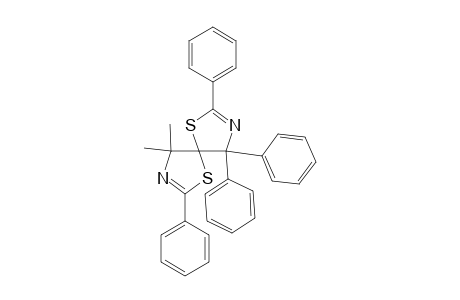 1,6-Dithia-3,8-diazaspiro[4.4]nona-2,7-diene, 4,4-dimethyl-2,7,9,9-tetraphenyl-