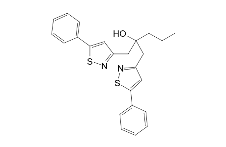 1-(5-phenyl-1,2-thiazol-3-yl)-2-[(5-phenyl-1,2-thiazol-3-yl)methyl]pentan-2-ol
