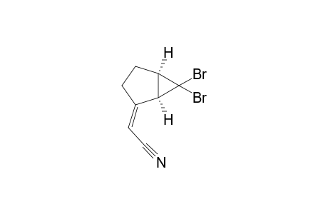 (Z)-(1'.alpha.,5'.alpha.)-{6',6'-Dibromobicyclo[3.1.0]hexane-2'-ylidene}acetonitrile