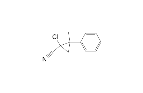 1-Chloro-1-cyano-2-methyl-2-phenylcyclopropane