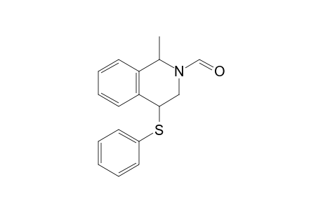 2-Formyl-1,2,3,4-tetrahydro-1-methyl-4-phenylthioisoquinoline