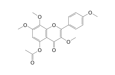 5-Acetoxy-3,4',7,8-tetramethoxyflavone