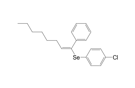 (E)-1-Phenyl-1-(4-chlorophenylseleno)-1-octene