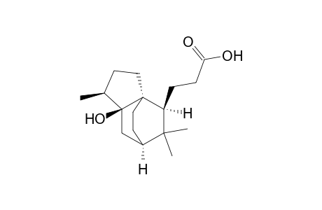 3a,6-Ethano-3aH-indene-4-propanoic acid, octahydro-7a-hydroxy-1,5,5-trimethyl-, [1S-(1.alpha.,3a.beta.,4.beta.,6.beta.,7a.alpha.)]-