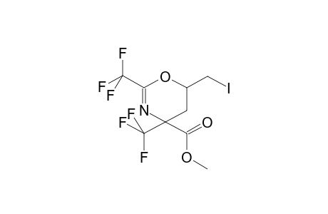 5,6-DIHYDRO-2,4-BIS(TRIFLUOROMETHYL)-4-CARBMETHOXY-6-IODOMETHYL-1,3-OXAZINE (DIASTEREOMER 1)