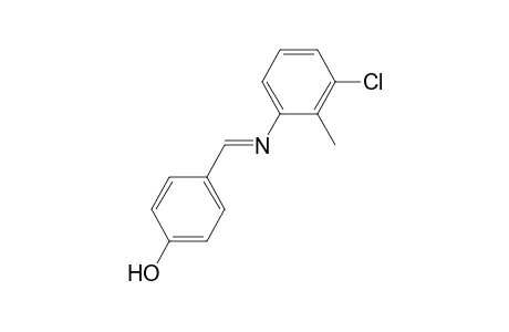 4-((E)-[(3-Chloro-2-methylphenyl)imino]methyl)phenol