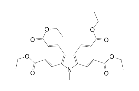 (2E,2'E,2''E,2'''E)-Tetraethyl-3,3',3'',3'''-(1-methyl-1H-pyrrole-2,3,4,5-tetrayl)tetraacrylate