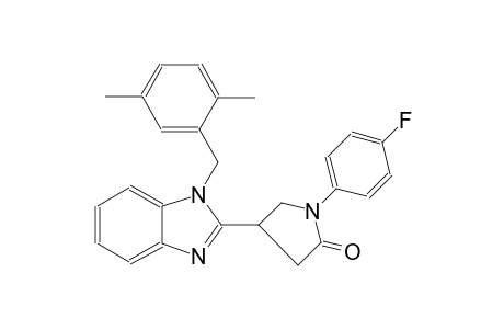 2-pyrrolidinone, 4-[1-[(2,5-dimethylphenyl)methyl]-1H-benzimidazol-2-yl]-1-(4-fluorophenyl)-