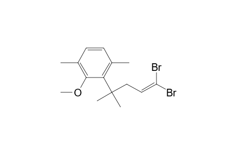 1,1-Dibromo-4-(3,6-dimethyl-2-methoxyphenyl)-4-methyl-pent-1-ene