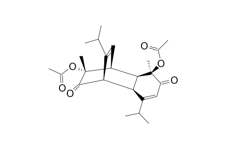 (1RS,2RS,3SR,7SR,8RS,10SR)-3,10-DIACETOXY-DIELMENTHA-5,11-DIENE-4,9-DIONE