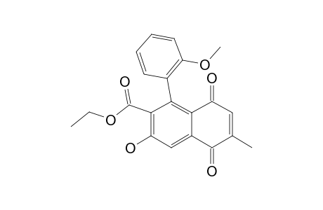 2-METHYL-5-(2-METHOXYPHENYL)-6-ETHOXYCARBONYL-7-HYDROXY-1,4-NAPHTHOQUINONE