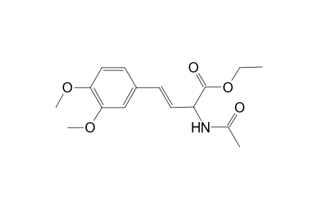 (E)-2-acetamido-4-(3,4-dimethoxyphenyl)-3-butenoic acid ethyl ester