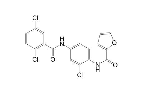 N-{2-chloro-4-[(2,5-dichlorobenzoyl)amino]phenyl}-2-furamide