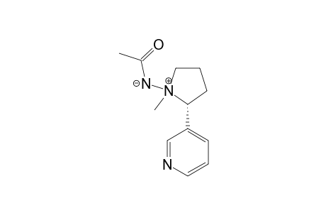 ACETYL-((1-S,2-S)-1-METHYL-2-(PYRIDIN-3-YL)-PYRROLIDINIUM-1-YL)-AMIDE