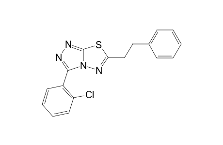 3-(2-Chlorophenyl)-6-phenethyl[1,2,4]triazolo[3,4-b][1,3,4]thiadiazole