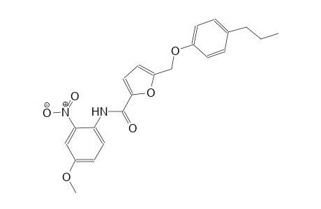 N-(4-methoxy-2-nitrophenyl)-5-[(4-propylphenoxy)methyl]-2-furamide
