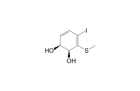 (1S,2S)-1,2-Dihydroxy-3-(methylthio)-4-iodocyclohexa-3,5-diene