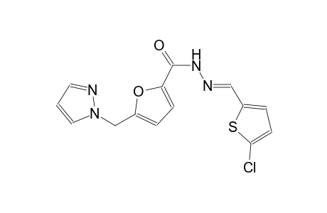 N'-[(E)-(5-chloro-2-thienyl)methylidene]-5-(1H-pyrazol-1-ylmethyl)-2-furohydrazide