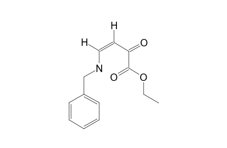 (Z)-4-(benzylamino)-2-keto-but-3-enoic acid ethyl ester