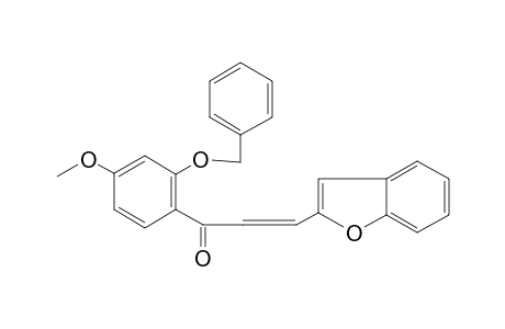 2-Propen-1-one, 3-(2-benzofuranyl)-1-[4-methoxy-2-(phenylmethoxy)phenyl]-