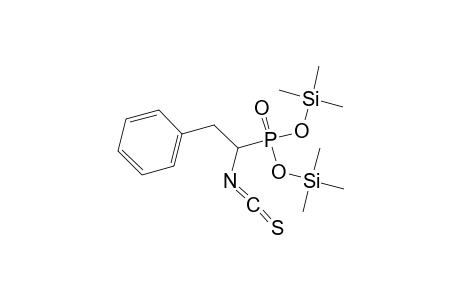 Phosphonic acid, (1-isothiocyanato-2-phenylethyl)-, bis(trimethylsilyl) ester