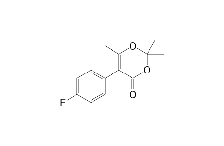 5-(4-Fluorophenyl)-2,2,6-trimethyl-4H-1,3-dioxin-4-one