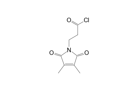 1H-Pyrrole-1-propanoyl chloride, 2,5-dihydro-3,4-dimethyl-2,5-dioxo-